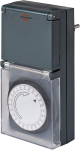 Mechanical timer 230V IP44 with grey cover Brennenstuhl MZ 44