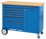Roller workbench 985x1250x550 mm,7 drawers+1 door Gedore 1504 XL