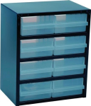 Lade magazijn type 250-2 C 255x357x435 mm, 8 laden. Raaco