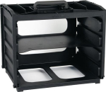Veilig 4 compartimenten 376x265x310 mm a.PP slagvast, Raaco