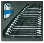 Combination spanner set 25-piece in 2/3 ES module Gedore 1500 ES-1 B