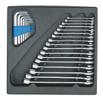 Combination spanner set 25-piece in 2/3 ES module Gedore 1500 ES-7
