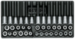 Screwdriver bit set 3/8" 39-piece in 1/3 ES module Gedore 1500 ES-ITX 30