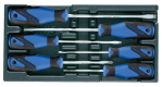 Screwdriver set 6-piece in 1/3 ES module Gedore 1500 ES-2150 PZ