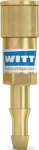 Hose coupling body Connection 9.0 mm / SK 100-1/-2 for fuel gas WITT