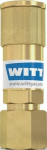 Hose coupling body G1/4" RH MG / SK 100-3 for oxygen WITT