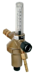 Flowmeter Druckminderer für Entnahmest. Argon/CO2, 1-stufig 30 bar auf 0-16 ltr GCE Rhöna, G3/8" x G1/4" Ausgang