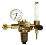Doppel Flowmeter Flaschendruckminderer Argon/CO2, 1-Stufig 200 bar auf 0-30 ltr Messer Constant 2000