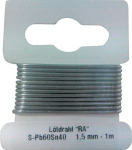 Radiolot L=1m Ø 1,5 mm Sn40% Pb60% DIN/EN29453