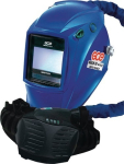 Mach III Wind welding mask LCD w.fresh air unit,blue GCE - Action