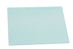 Front disc for active Welding helmets 90x110x1mm Polyc JAS - Price for 1 disc
