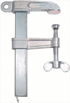 Pole welding clamp with wing nut 400 A, span 150 mm