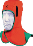 Schweißerhaube, rot-orange mit Klettverschluss Helmet Hoods/EN11611