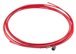 Drahtführung PTFE-Teflonseele Ø 1-1,2 mm, L=4,5 m, rot TBI 326P204045