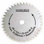 Circular saw blade Super-Cut for FKS/E, 85 mm, 80 teeth Proxxon 28731