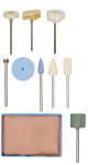 Complete polishing set 10 pcs. Proxxon 28285