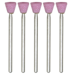 gemonteerde punten, aluminiumoxide Kegel, inhoud=5 stuks Proxxon 28778