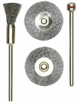 Steel brush, wheel 22 mm with carrier, content=5 pieces Proxxon 28952