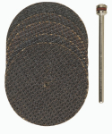 Trennscheiben mit Gewebe 38x1,0 mm, mit Träger, Inhalt=5 Stück Proxxon 28818