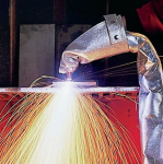 Handbescherming Aramide/aluminium. voor JUTEC laspistolen