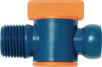 Coolant shut-off valve Size 1/2" with external thread Loc-Line