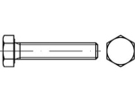 Hexagon head screw DIN 933-8.8 M 20x70 mm, galvanised