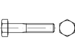 Zeskantbout DIN 960-10.9 M 12x1,5x50 mm, onbewerkt Fijne draad