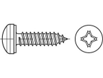 Self-tapping screws with cap head 3.9x32 mm, galvanised