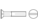 Gewindeschraube DIN 963 M 5x20 mm, verzinkt Senkkopf mit Schlitz