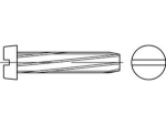 Tapping screw DIN 7513-B M 4x16 mm, galvanised Cylinder head with slot