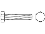 Tapping screw DIN 7513-A M 5x30 mm, galvanised Hexagon head