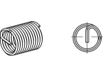 Threaded insert DIN 8140 M 24x36 mm stainless steel