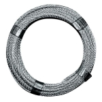 Staalkabel DIN 3055 D=2,0 mm, vaste lengte L=100 m 6x7+1FE, sZ, gegalvaniseerd