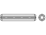 Drevelpennen DIN 1481 5,0x14 mm Zware uitvoering