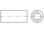 Spacer sleeve, round M 8x30 mm, A2 stainless steel