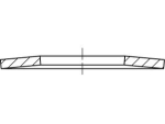 Disc springs DIN 2093 40x20.4x1.5 mm