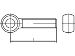 Eye bolt DIN 444 LBM 16x150 mm, galvanised L=long thread to approx. head