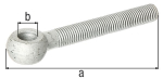 Eyebolt M 20x150 mm fzn. GAH 411220