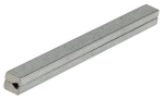 Vierkante pin 2-delig 8X140 mm gegalvaniseerd ijzer Hoppe profielpen