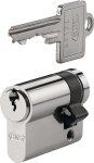 Profiel halve cilinder 8900 31/10 mm, vernikkeld BKS