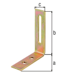 Adjustment angle 65x80x20 mm