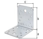 Angle connector 70x70x55x2.5 mm galvanised. GAH 339630
