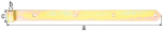 Conveyor belt, particularly heavy 1000x20x60 mm fzn. GAH 312381