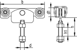 Rolling apparatus No. 510, galvanised Helmet