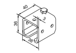 Push-over mouw Nr. 1604, blanco Helm