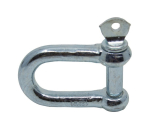 Shackle straight shape 5/8" galvanised, bolt Ø 16 mm WLL 0,8 t