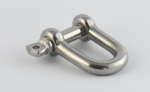 Shackle straight shape M 6, A4 stainless steel