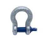 Schäkel hochfest, 9,5 t Omega 1.1/8" verzinkt, Bolzen-Ø max 33 mm geschweift