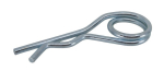 Double spring cotter pin 6 mm galvanised