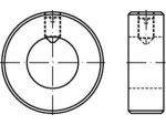 Set collar DIN 705 A dm 10 mm galvanised